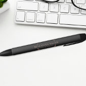 ローズゴールド サークル サロン ロゴ 黒ボールペン