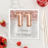  ローズゴールド シルバー 11歳の誕生日パーティー (インサイチュ)