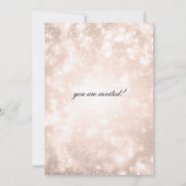 ローズゴールド チャンピエンボケ 上品なリハーサルディナー 招待状 (裏面)