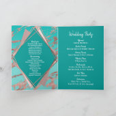 ローズゴールド ティールグリーン マーブル ダイヤモンド プログラム (内部)