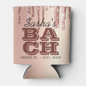 ローズゴールド ドリップス バチェロレッテパーティー 専用 缶クーラー (正面)