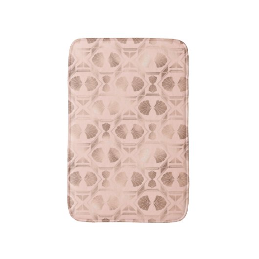 ローズゴールド バスマット (正面縦)