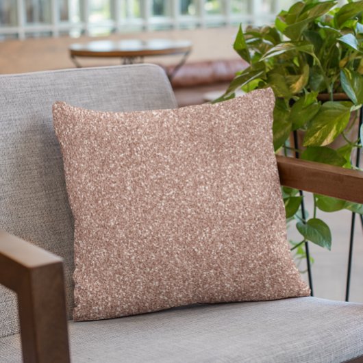 ローズゴールド ピンク グラム グリッター スパークル クッション