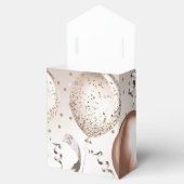 ローズゴールド ピンク グリッター風船 誕生日パーティー フェイバーボックス (オープン)