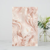 ローズゴールド フェミニン エステティック ツーサイド ペーパー シート (スタンド正面)