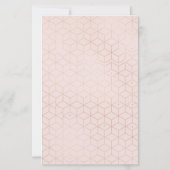 ローズゴールド フェミニン エステティック ツーサイド ペーパー シート (裏面)