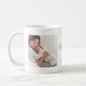 ローズゴールド |フォトスクリプト母の日 コーヒーマグカップ (左)