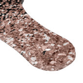 ローズゴールド ブラッシュピンク グリッター モノグラムイニシャル カッティングボード (角)