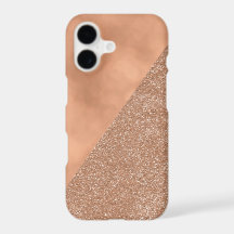 ローズゴールド ホイル グリッター モダン iPhone 7 カバー