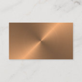 ローズゴールド メタル エフェクト 無料ドリンク チケット カード (裏面)