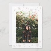 ローズゴールド |モダンタイポグラフィ21歳の誕生日パーティー 招待状 (裏面)