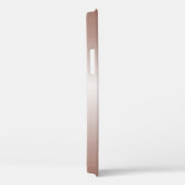 ローズゴールド レオパード 手書きネーム メタル Case-Mate iPhoneケース (裏面 / 右)