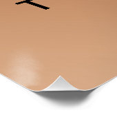 ローズゴールド | レッドカラー実在エテート ポスター (コーナー)