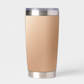 ローズゴールド | レッドカラー実在エテート 保温保冷タンブラー (背面)