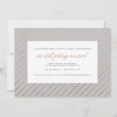 ローズゴールド 延期 ウェディングポストポネメント セーブザデート (裏面)