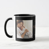 ローズゴールド | 2枚のフォトスクリプトHappy Mother's Day マグカップ (左)