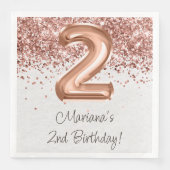 ローズゴールド 2歳 誕生日パーティー (正面)