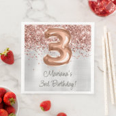  ローズゴールド 3歳 誕生日パーティー (インサイチュ)