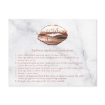 ローズゴールド 3D リップ マーブル メイクアップ指導のコツ