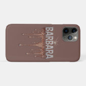 💖 ローズゴールド「Barbara」ラグジュアリーグロウダイヤモンドギッター Case-Mate iPhoneケース (裏面(横))