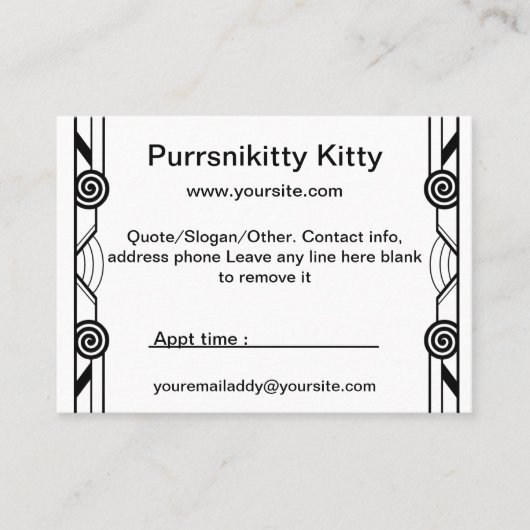 ローズシャドウフェアリー 名刺 (正面)
