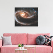 ローズスパイラル銀河のキャンバス キャンバスプリント (インサイチュ (リビング))