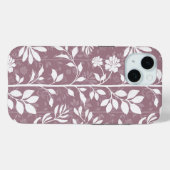 ローズダスティマーブルフラワーポエティックボタニカル Case-Mate iPhoneケース (裏面 (横))