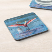 ローズテスプーンビルのコースター(コルクバック付) - 6セット コースター (左側)