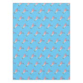 ローズテスプーンビルの鳥の漫画イラストレーション テーブルクロス (正面)