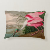 ローズテスプーンビルバードオブアメリカオードボンプリント アクセントクッション (裏面)