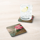 ローズテスプーンビルバードオブアメリカオードボンプリント コースター (右側)