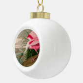 ローズテスプーンビルバードオブアメリカオードボンプリント セラミックボールオーナメント (右)