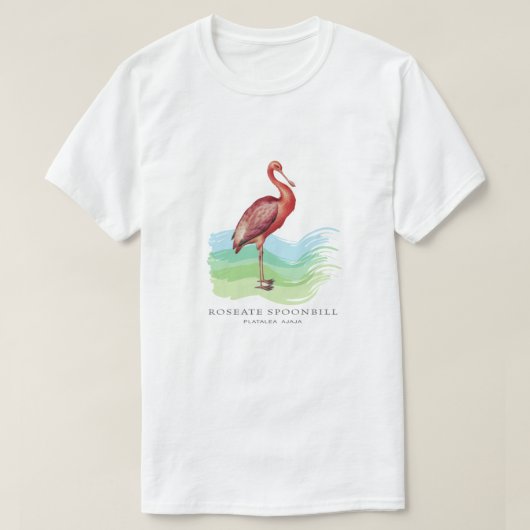 ローズテスプーンビルヴィンテージバードイラストレーション Tシャツ (デザイン正面)