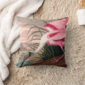 ローズテスプーンビルAudubon鳥の野生動物 クッション (ブランケット)