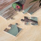 ローズテスプーンビルAudubon鳥の野生動物 ジグソーパズル (側面)