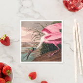 ローズテスプーンビルAudubon鳥の野生動物 スタンダードカクテルナプキン (インサイチュ)