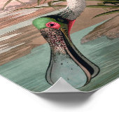 ローズテスプーンビルAudubon鳥の野生動物 ポスター (角)