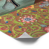 ローズテスプーンビルAudubon鳥の野生動物 ポスター (角)