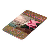 ローズテスプーンビルAudubon鳥の野生動物 マグネット (左側)