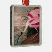 ローズテスプーンビルAudubon鳥の野生動物 メタルオーナメント (右)