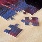 ローズテスポーンビル(Ajaia ajaja)と鵜 ジグソーパズル (側面)