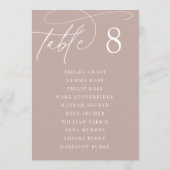 ローズトープ | テーブル番号 + ゲスト名 (裏面)