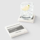 ローズバッド高校大理石コースター ストーンコースター (横)