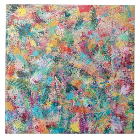 ローズバッド6 x 6セラミックタイル タイル (正面)