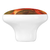 ローズバドフローラ絵画アートフォト動揺してズ セラミックノブ (側面)