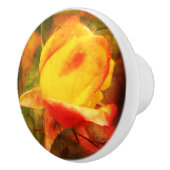 ローズバドフローラ絵画アートフォト動揺してズ セラミックノブ (右)