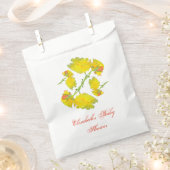 ローズパターン フェイバーバッグ (クリップ留めされた状態)