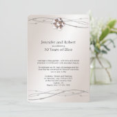 ローズパール 30周年 結婚記念日 招待状 (スタンド正面)