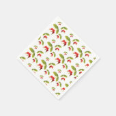 ローズヒップパターン4アングル スタンダードカクテルナプキン (角)