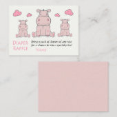 ローズヒポのオムツくじチケット プレイスカード (正面/裏面)